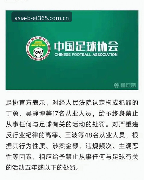 中国足协重拳出击：第三批禁足名单中65人背后的3大警示